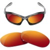 HiCycle2 Polarized Replacement Lenses for Oakley Monster Dog Sunglasses, fiery