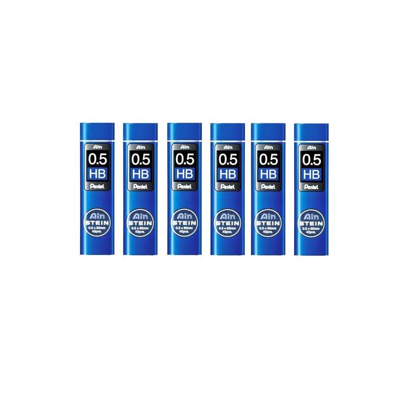 Pentel Ain Stein Mechanical Refill Leads - Pack of 6