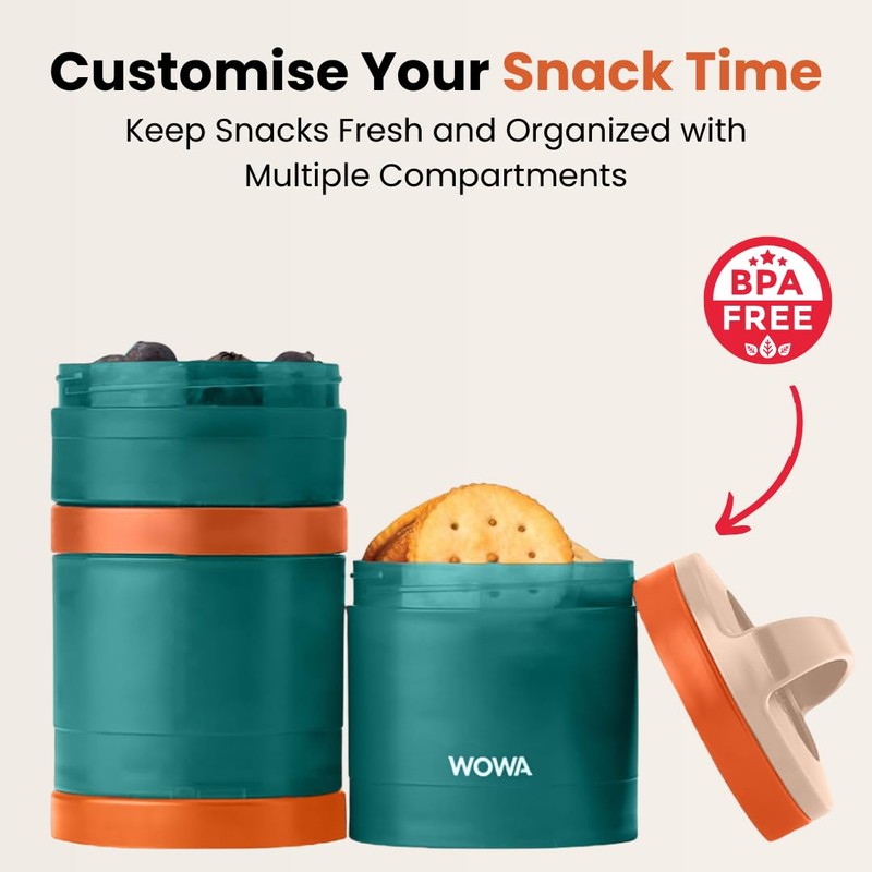 WOWA Kids Snack Box (1, Teal)