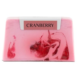 Cranberry Soap, Block Soap, Natural Soap with Fragrance, Vegan, Solid Shower Gel, for All Skin Types, Soap Bar for Face, Body, Hair, 100 g