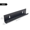 GOWEILE Hair Extension Holder Wall Mounted Hair Salon Plastic Hair