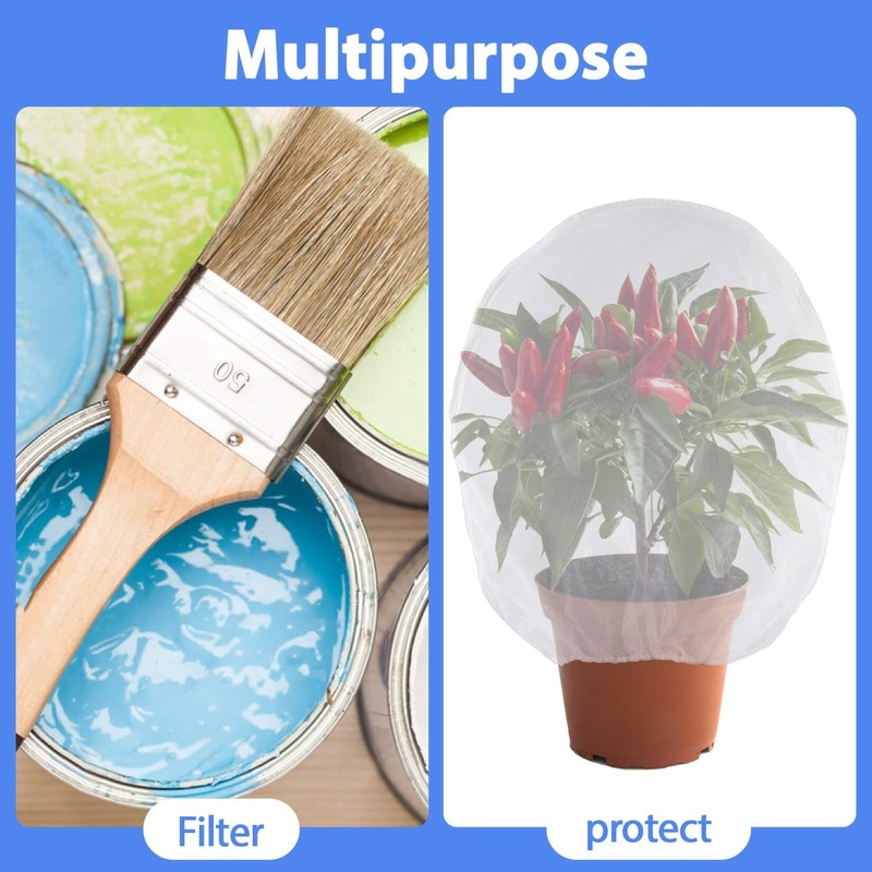 Sukh 10-Pack Paint Filter Bags - 5 Gallon Bucket Strainer