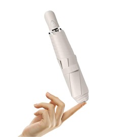 Mini Leichter Automatik Auf/Zu Reise Faltender Regenschirm mit Teflon-Beschichtung & UV-Schutz 50+ – für Herren, Damen & Kinder, 6 Rippen, Kompakt für Rucksack/Tasche (Sonnenschutz & Regen)