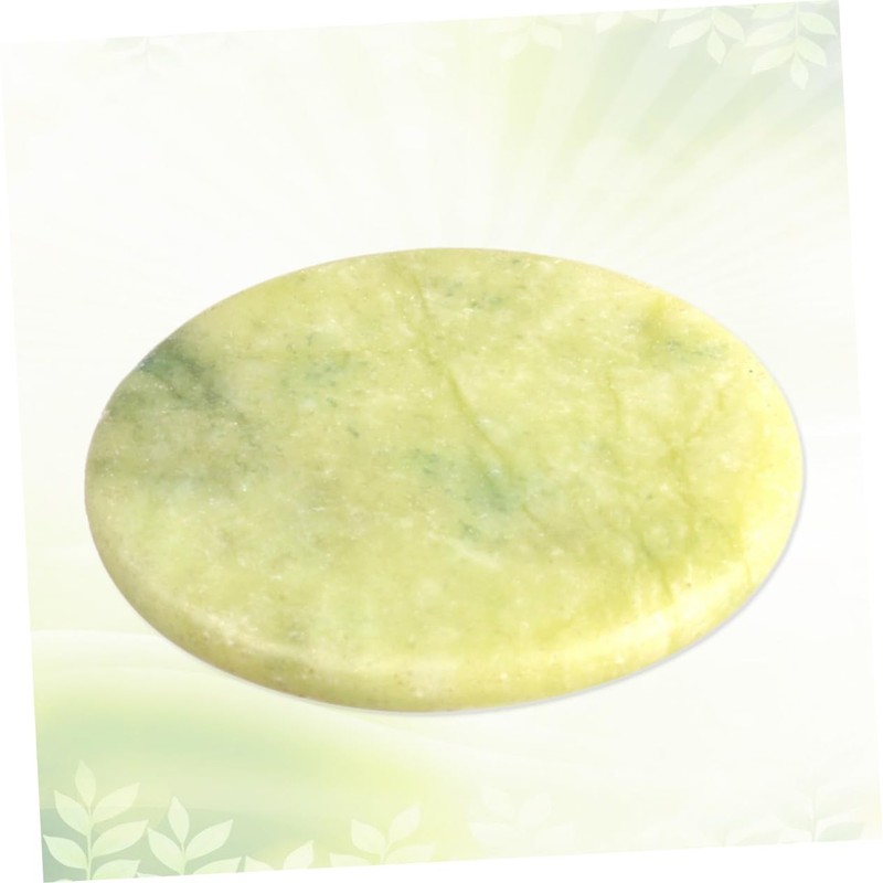 Baluue Lash Extension Glue Pad Natural Jade Round Pallet Sturdy