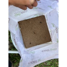 Coirgro Coco Coir 24 Pack 2 Gal Grow Bags 100% Organic Potting Soil Coconut Fiber Plant