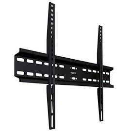 Mount-It! TV Wall Mount Bracket | Fixed 1.1" Ultra Low Profile Design Fits Large Flat Screen TVs 37 38 42 50 55 58 60 65 70 Inch | VESA Compatible up to 600x400mm | 77 Pound Capacity
