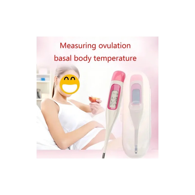 Termómetro Medexpro JT002BT corporal basal flexible para ovulación fértil Blanco