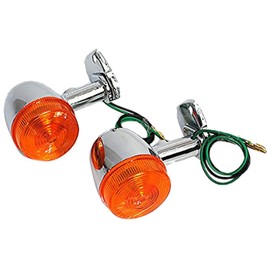 MADMAX MM11-0027A JAZZ/Little Cub/Magna 50 Genuine Type Turn Signals 2 Piece Set Orange