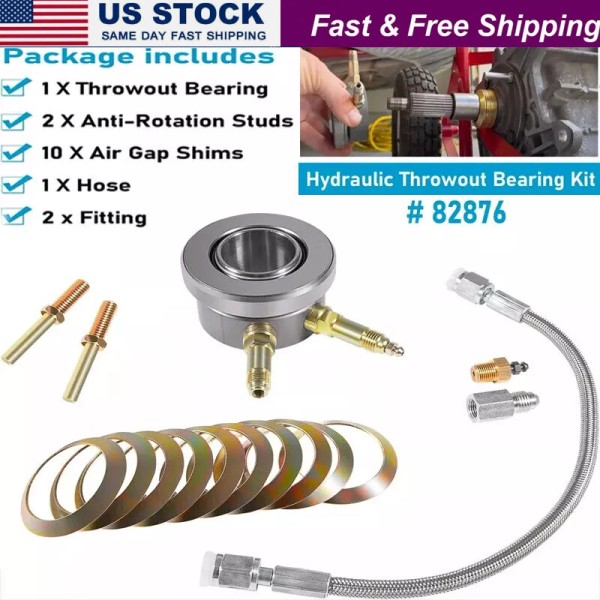 Unbranded 82876 T5 Transmission Hydraulic Throwout Bearing & Hose Kit