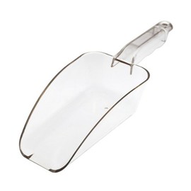 BarConic 24oz. Clear Polycarbonate Ice Scoop