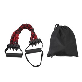 Chest Expander Adjustable Latex Nylon 3 Tube Chest Expansion Muscle Puller for Strength Training Fitness 75lb