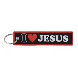 Pinstant I Love Jesus Christ Heart Christian Bible Catholic God Key Tag Chain