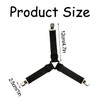 Bojueshaw 4pcs Bed Sheet Clips,Adjustable Bed Sheet Holder Strap,3 Way