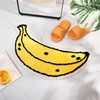 FROZZUR Banana Bath Mat, Bath Mats for Bathroom Cute Yellow