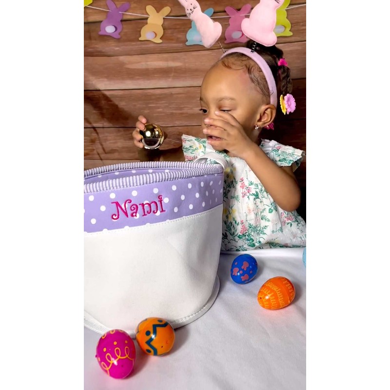 Dibsies Soft and Light Easter Basket (Unpersonalized Purple)