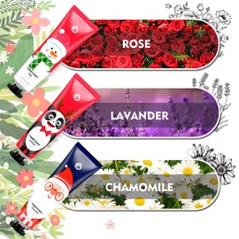 Hand Cream Set, 10 Pieces, Mini, Plant Fragrance Hand Care Cream for Dry, Cracked Hands, Moisturising Cream Gift Set for Women and Men, Christmas and Birthday Gift