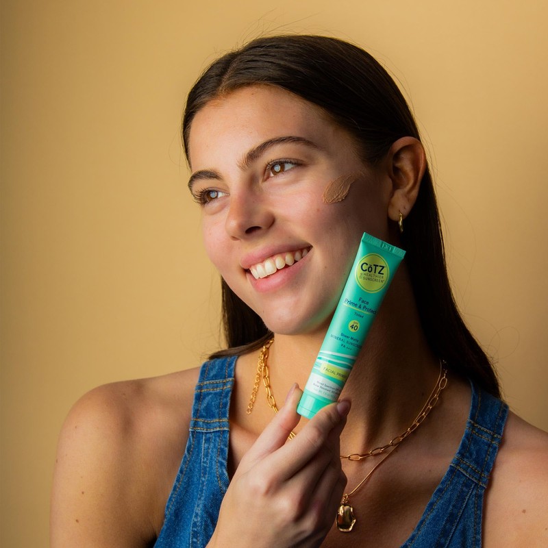COTZ Face Prime & Protect Tinted Mineral Sunscreen and Facial
