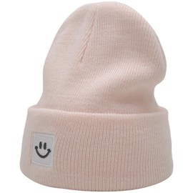 55cube Baby Beanie 0-6 Months Light Peachy Pink