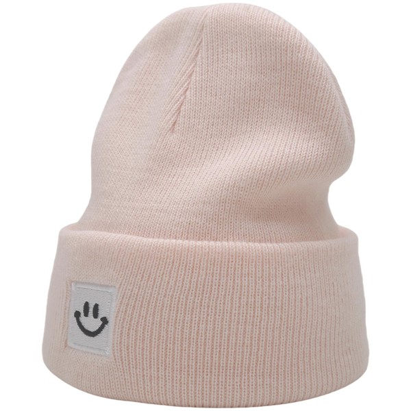 55cube Baby Beanie 0-6 Months Light Peachy Pink