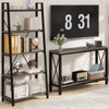 BON AUGURE Console Tables for Living Room, Industrial Couch Table