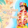 Conjunto De Traje De Danza Hula Hawaiana Amarilla De 8
