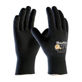 MaxiFlex Endurance 34-8745/M Seamless Knit Nylon/Lycra Glove with Nitrile Coated Micro-Foam Grip on Full Hand, Micro Dot Palm