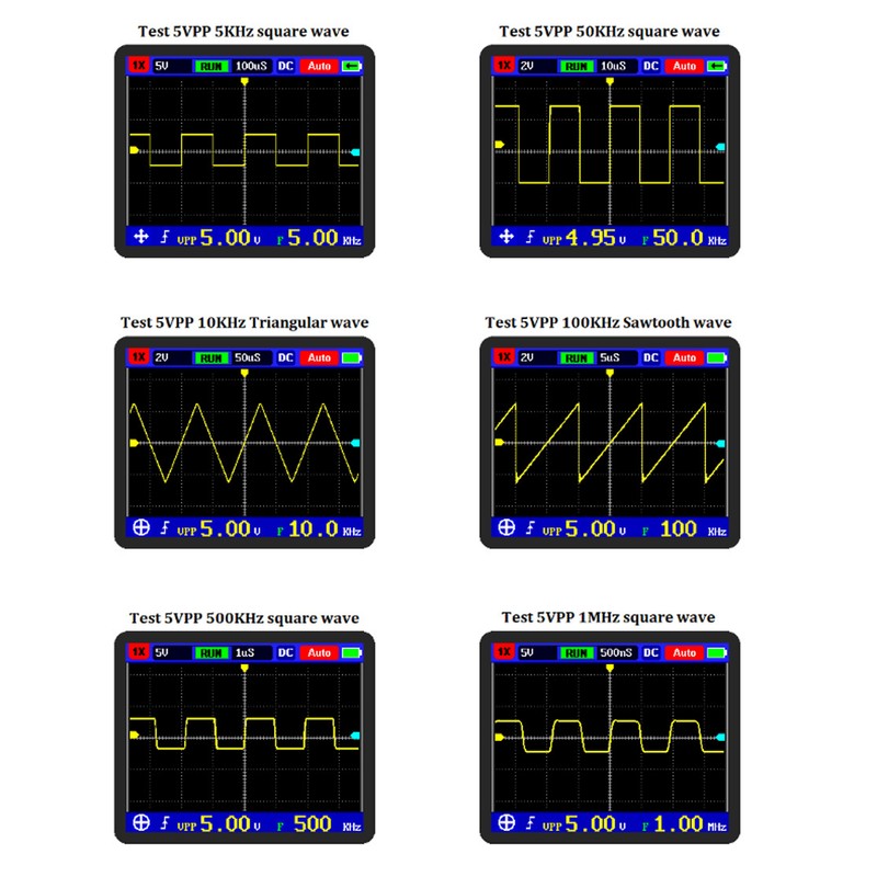 Digital Oscilloscope Handheld 2.4inch LCD Display Screen DSO FNIRSI PRO