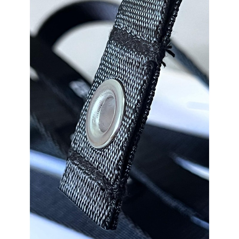 Hood Loop Anchor Straps, 12 ”Extended、Thickened and Stainless Steel Eyelets