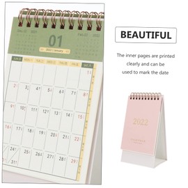Operitacx 1Pc Desk Calendar with Memo Pad Monthly Desk Calendar for Time Management and Planning Ideal for Office and Home Use Stylish Design for Easy Organization