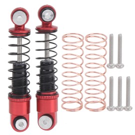 2pcs Shock Absorbers Damper Aluminum Alloy Spare Accessories Fit for Axial SCX24 90081 1/24 RC Car