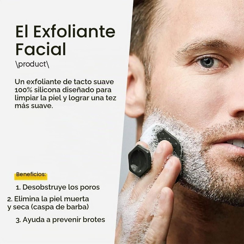 Set de Cepillos de Baño de Silicona 4 en 1