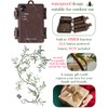 Fudios Lighted Olive Garland Battery Operated with Timer 96 LED