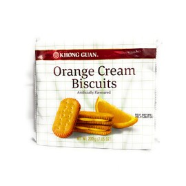 Khong Guan Orange Cream Biscuits 200g (7.05 oz)