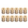 12Pcs Advertising Nail Stainless Steel Electroplated Brushed Gold Sign Holder
