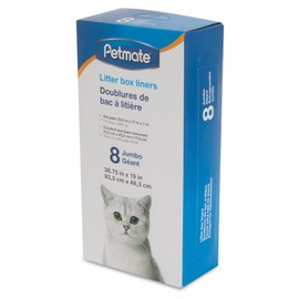 Petmate Jumbo Litter Pan Liners, 8 Pack
