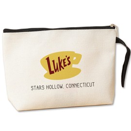 Jztco Gil more Girls Merchandise Luke’s Stars Hollow Connecticut Makeup Bag Luke’s Fans Gift Cosmetic Bag Funny Gifts for Women Gil-more Lover Gifts Christmas Birthday Gift for Women Friends