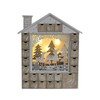 Christmas Wooden Advent Calendar House with 24 Drawers Countdown to