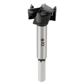 SUQIN Forstnerbohrer 32mm Holz, Holzbohrer mit 10mm Sechskant Schaft, topfbohrer，Forstner Bohrer Für Hölzer,Spanplatten,Faserplatten