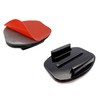 JINGXIN Helmet Mounts for GoPro,Flat Curved Helmet Adhesive Sticky Mounting