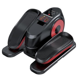 2025 New Under Desk Elliptical Machine, Electric Ellipse Leg Exerciser Pro As Seen On TV with 16 Adjustable Speed, Quiet and Fully Assembled with Remote Control & Non-Slip Foot Straps