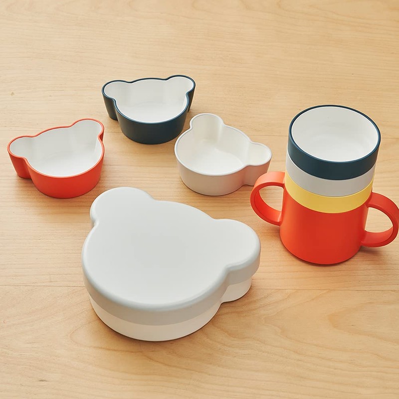 Tak JTN-0123-OR Kids Dish Bowl, Orange, Standard SS