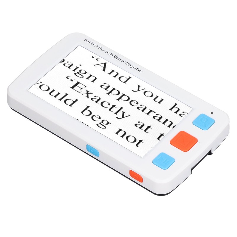 5.0in Electronic Digital Magnifier Portable Reading Aid 4X‑32X Zoom 17