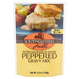 Southeastern Mills Old Fashioned Peppered Gravy Mix with Sausage Flavor 4.5 oz (Pack of 12)