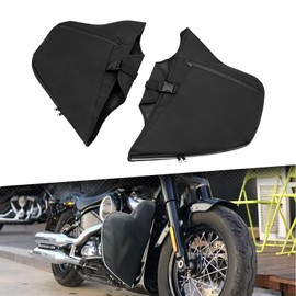 cooideamoto Soft Lowers Chaps Engine Bar Covers Leg Warmers Fit For Harley Softail Breakout Street Bob Fat bob 2018-2024