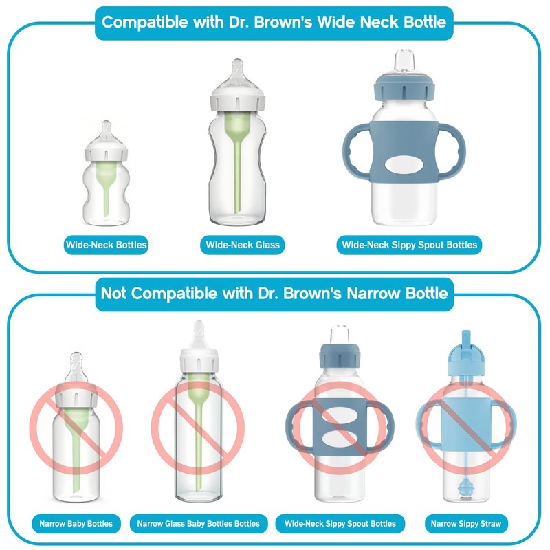Sippy Spout Nipples for Dr. Brown's Wide-Neck Bottles & Sippy