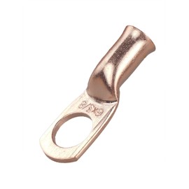 Welding Copper Cable Lugs 6 AWG Cable 3/8" Stud Eyelet Lug,5 Pack