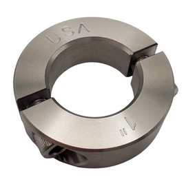 Coastal Shaft Collars - 1.00" Bore Diameter - Clamping Two Piece Shaft Collar - 303 Stainless Steel (1 Pack)