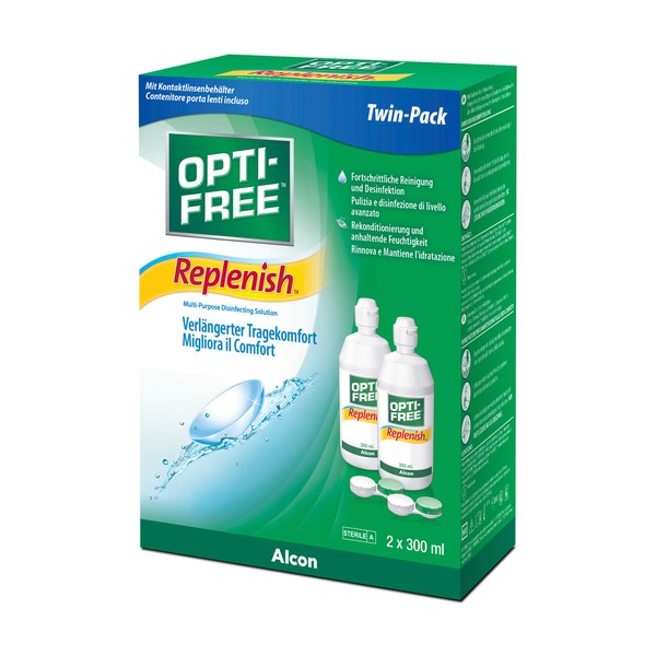 Opti Free Replenish contact lens solution