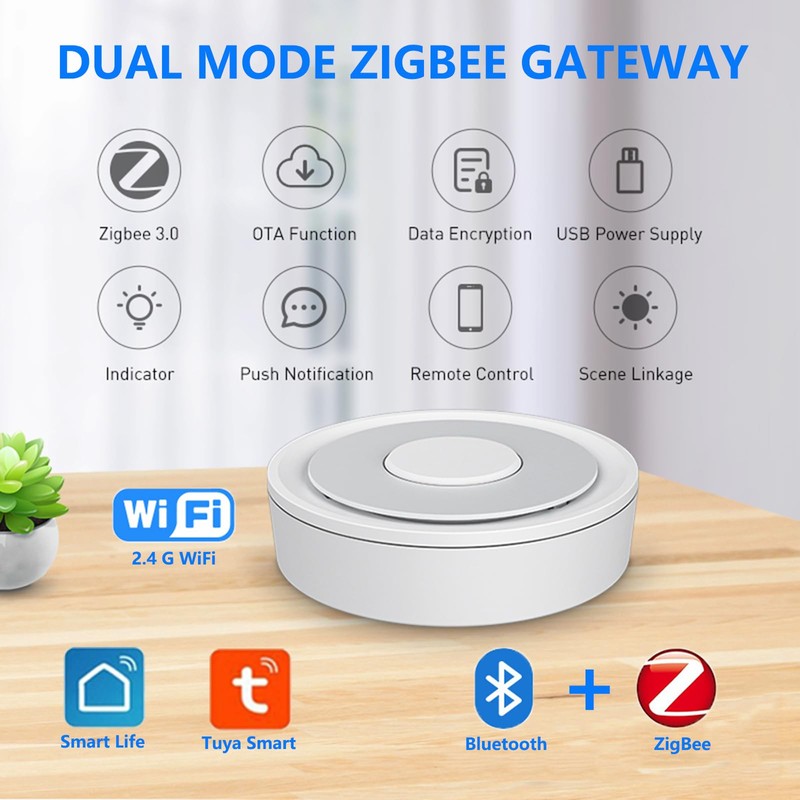 ZigBee Gateway and Bluetooth Hub, 2.4 GHz Dual Mode ZigBee