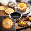 6 PCS Non-Stick 5-Inch Removable Bottom Tart Pans for Apple